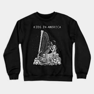 Family Skull Play Kids in America Crewneck Sweatshirt